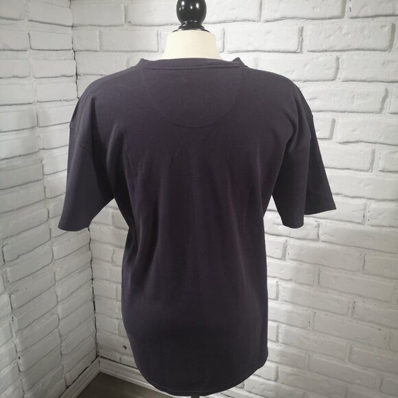 Columbia Men's Size Medium Purple Short Sleeve Straight Fit T-shirt - Picture 2 of 11